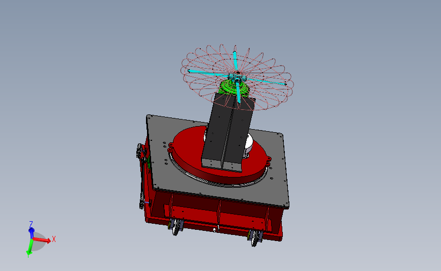 玻璃幕墙清洁机器人3D数模图纸 Solidworks设计