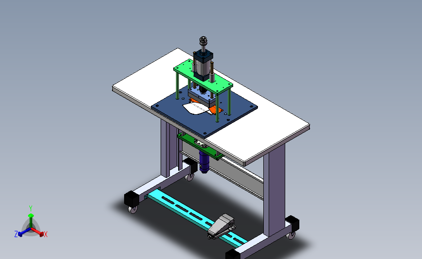 N95简易自动封边机图纸3D模型图纸 Solidworks设计