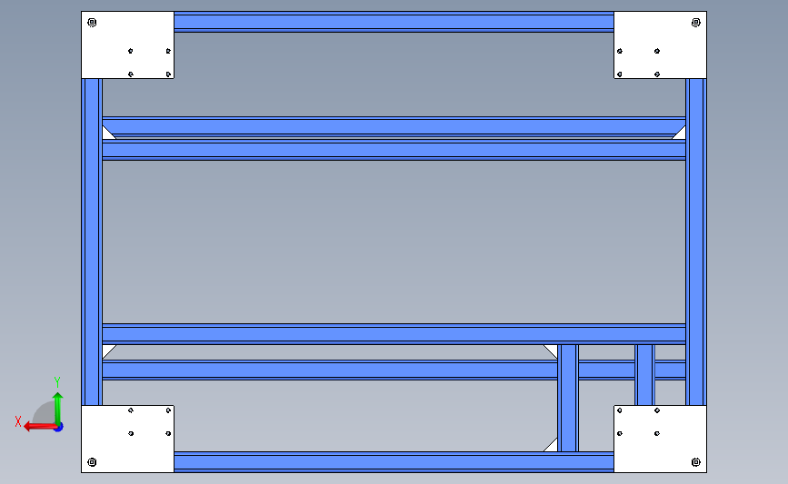 机架 Solidworks 2015 模型图纸下载 懒石网