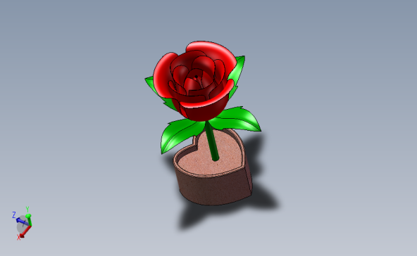 玫瑰花盆