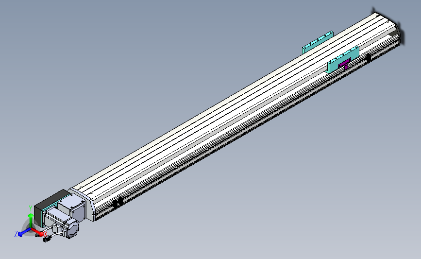 同步带模组 负载25kg FHB135 半封闭直线模组 电缸 滑台[FHB135-1200-PL-P40]