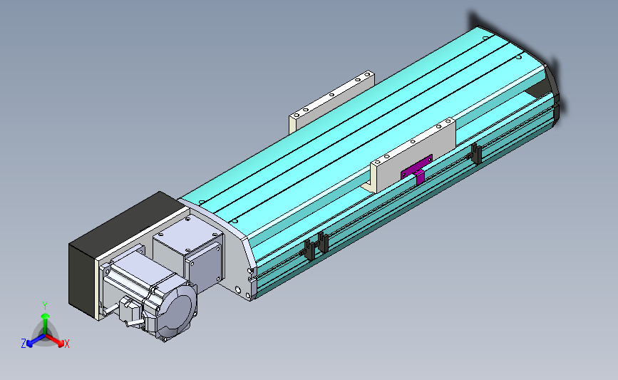 同步带模组 负载45kg FHB175 半封闭直线模组 电缸 滑台[FHB175-300-PL-P75]