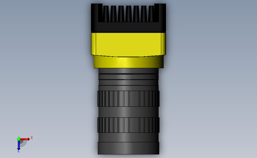 Camera and lens 相机_SOLIDWORKS 2011_模型图纸下载 – 懒石网