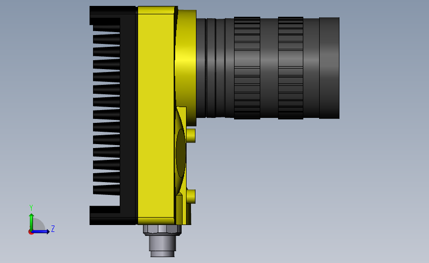 Camera and lens 相机_SOLIDWORKS 2011_模型图纸下载 – 懒石网