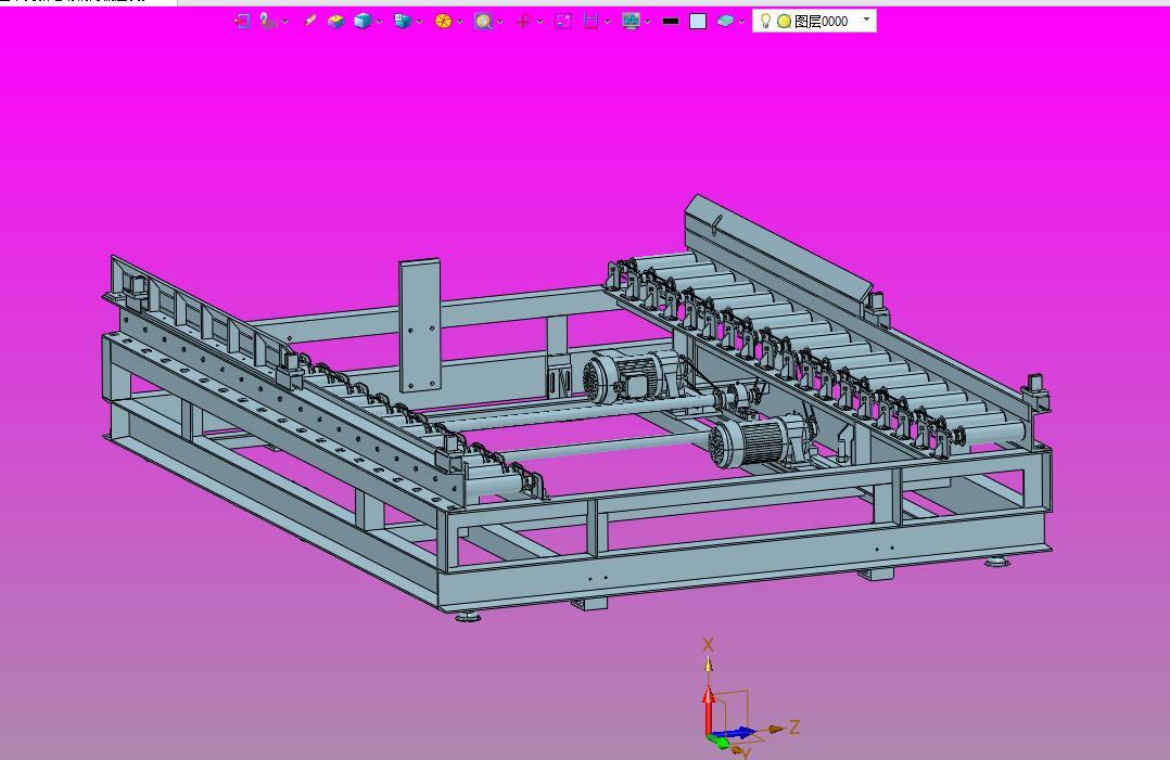 大型托盘木托板电动辊筒输送机