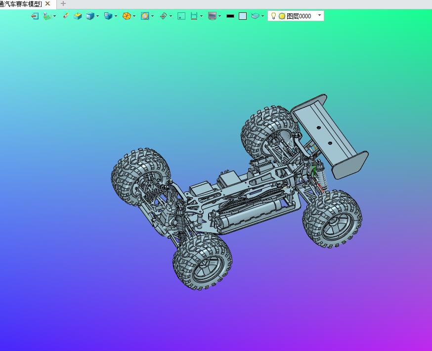 电动充电遥控车四通汽车赛车模型