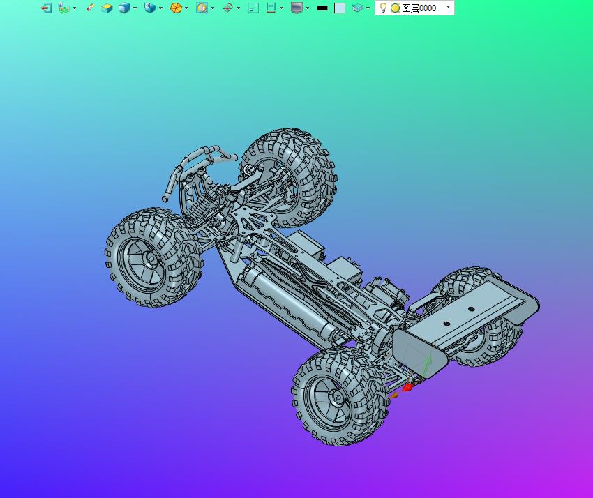 电动充电遥控车四通汽车赛车模型