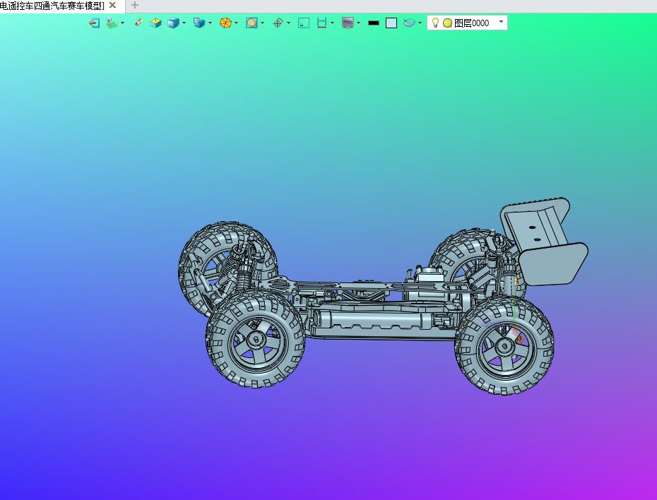 电动充电遥控车四通汽车赛车模型