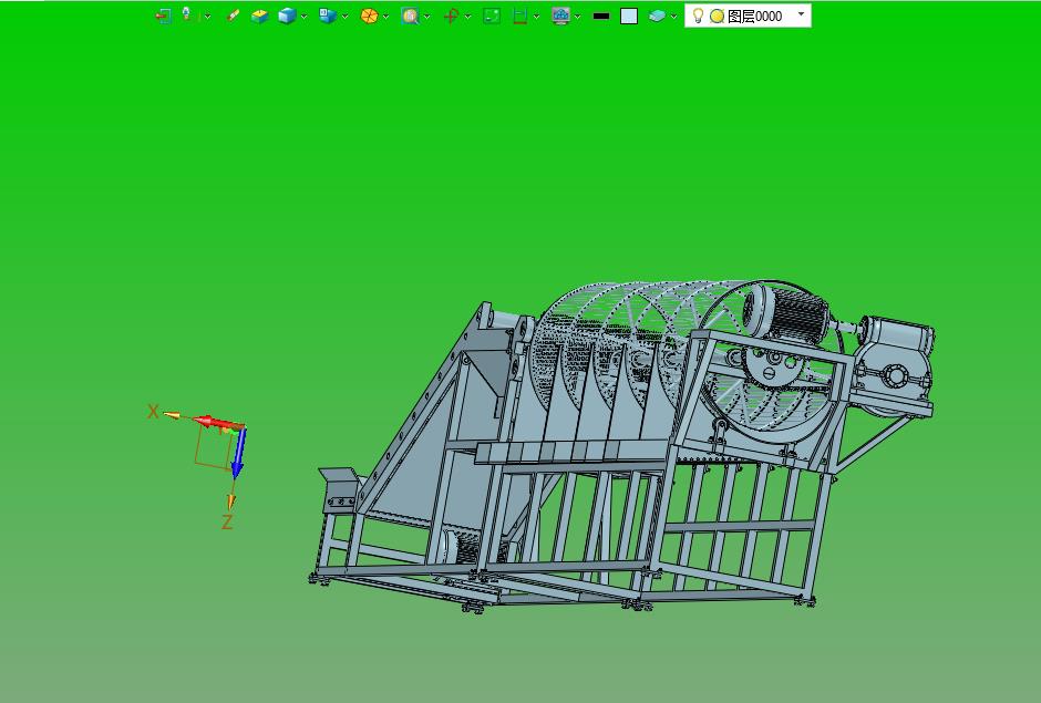 电动卷筒式果实大小分离机