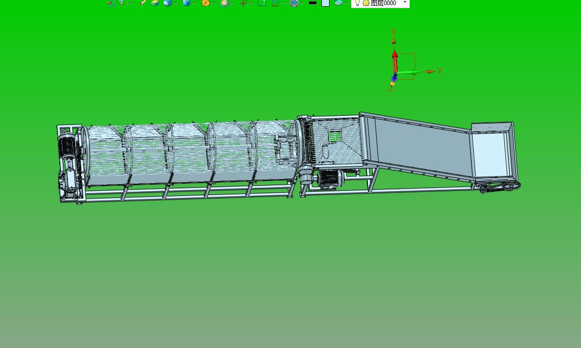 电动卷筒式果实大小分离机