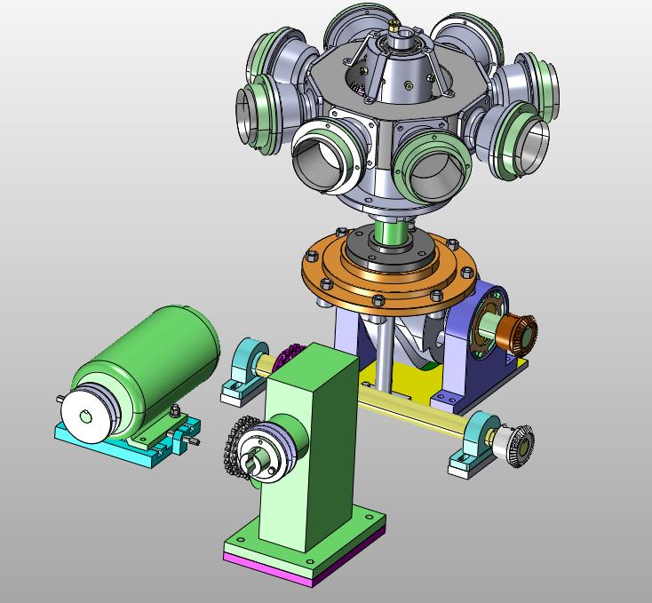 电机凸轮分转分度台