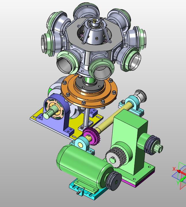 电机凸轮分转分度台