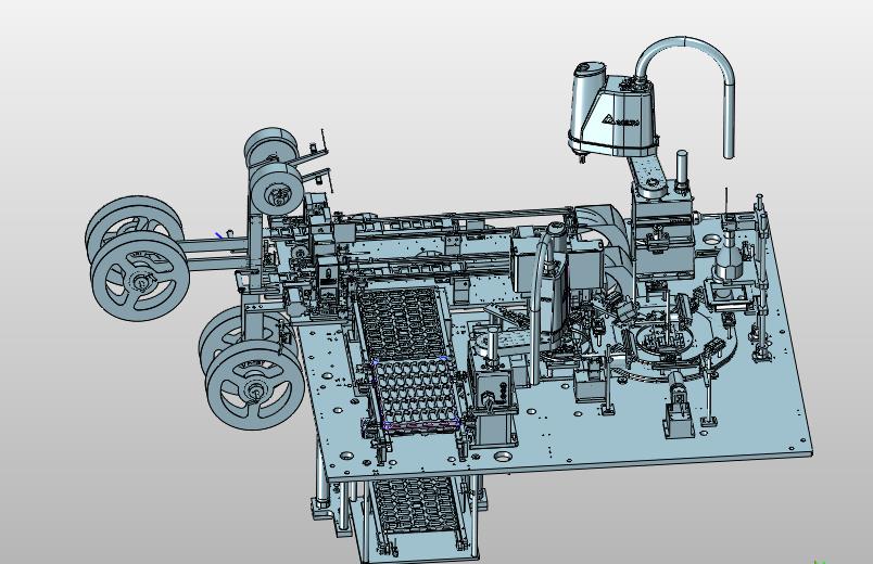 电子元气件检测码盘装盘机