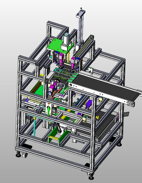 顶支架检测拍照堆垛装置