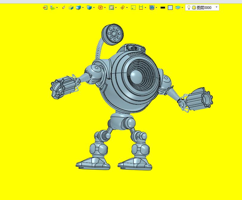 仿青蛙作战式钢铁人