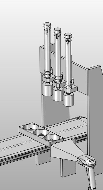 风扇壳体点胶固化线