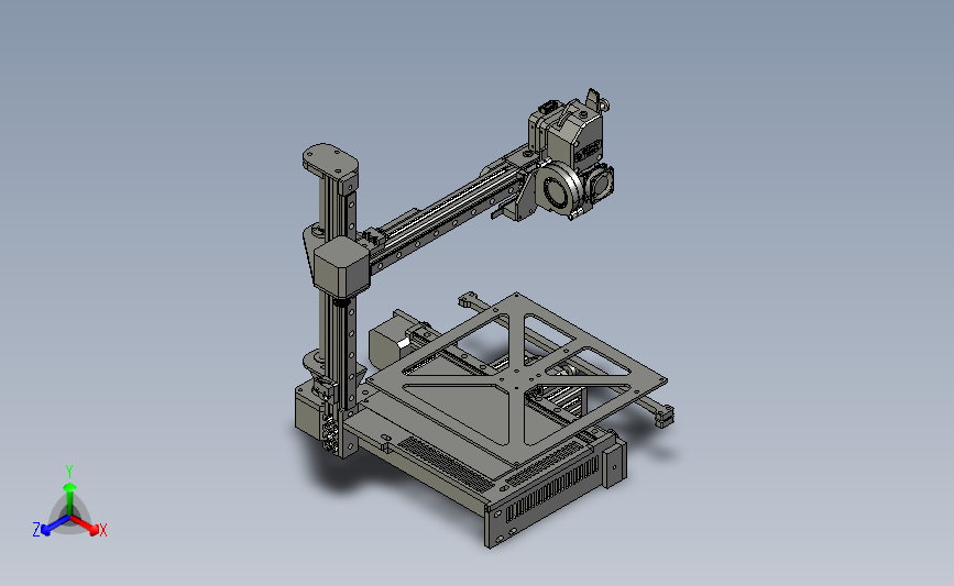 高精度准工业级快速安装3d打印机diy
