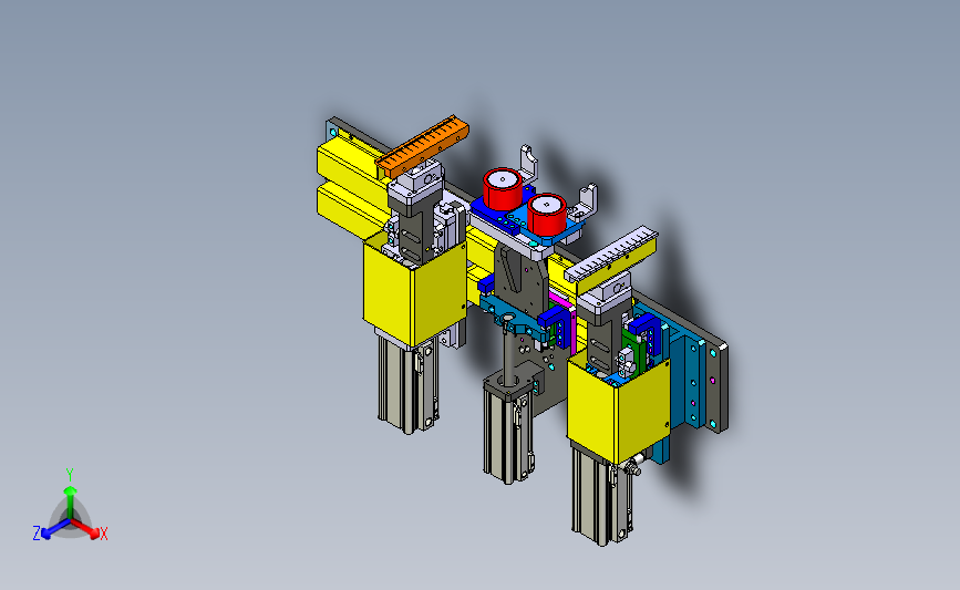 盒子组装侧面扣压