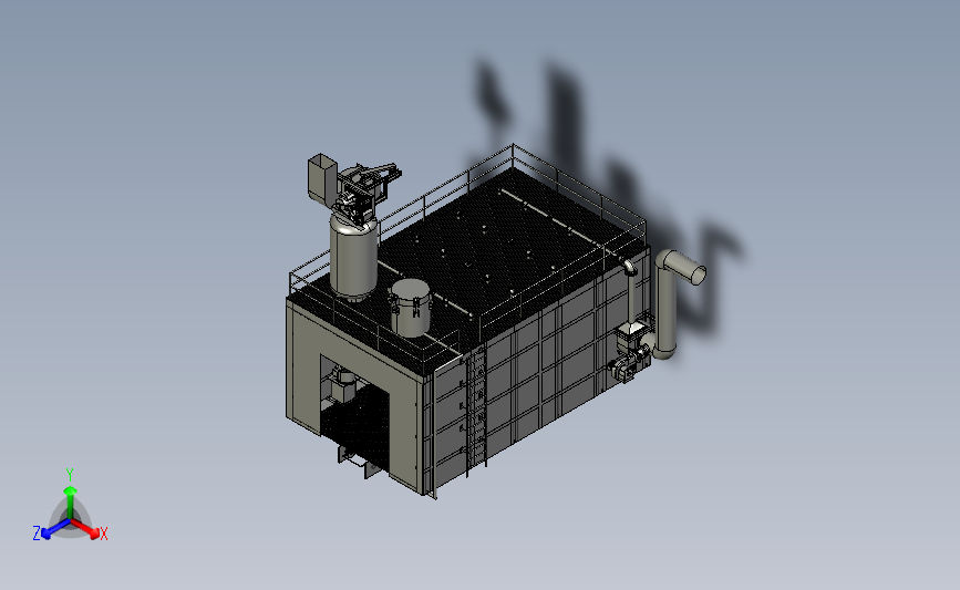 机器人全自动喷涂汽车油漆环保除VOC房间