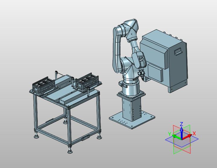 机器人自动下料码垛设备