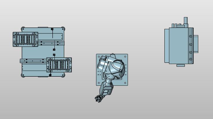 机器人自动下料码垛设备