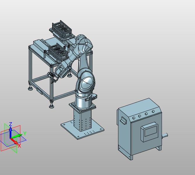机器人自动下料码垛设备