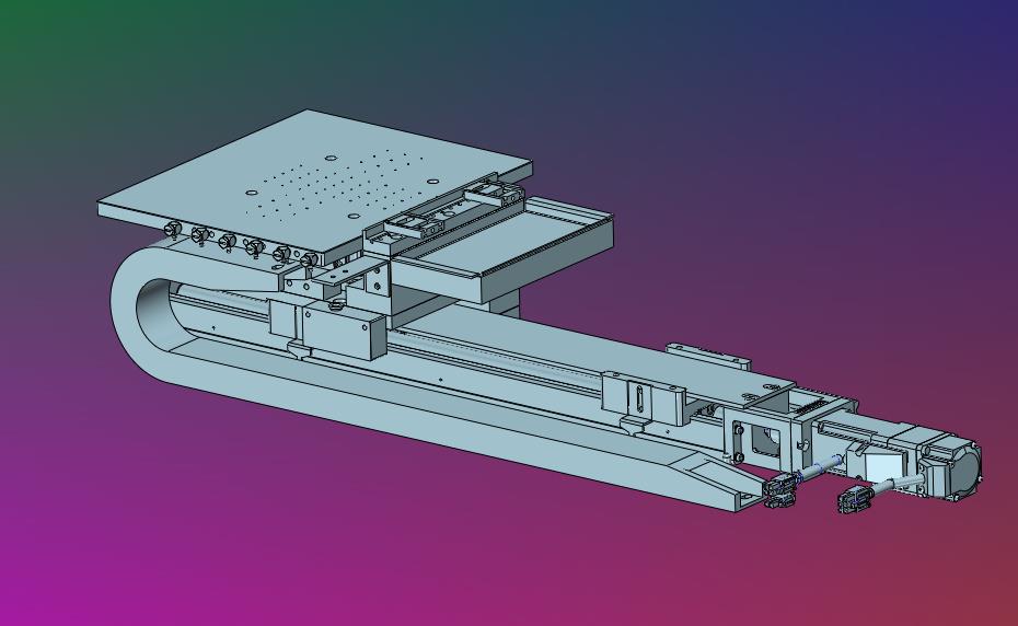 集成式真空控制吸附滑台