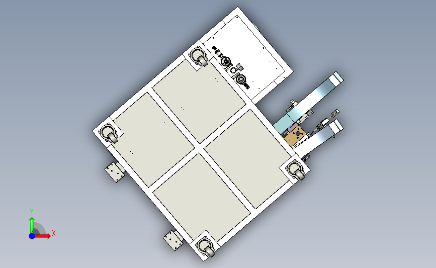 洁面仪PCB电路板插针组装机 正面视图