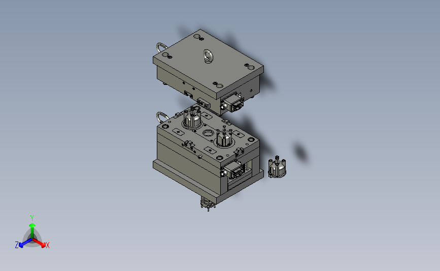 乐器外壳自动注塑模具