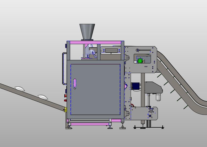 粮食玉米粒农药颗粒自动装袋机