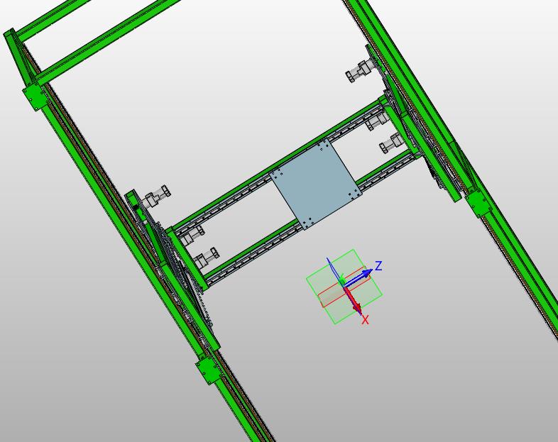 龙门桁架3轴码垛机械手