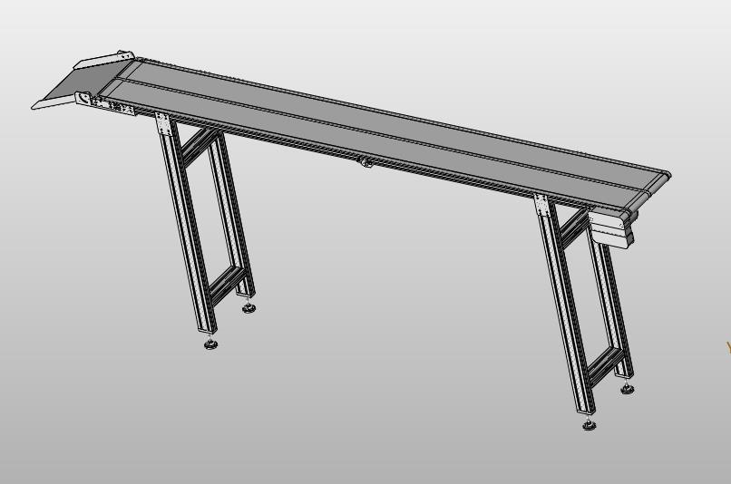 铝型材轻载皮带输送机