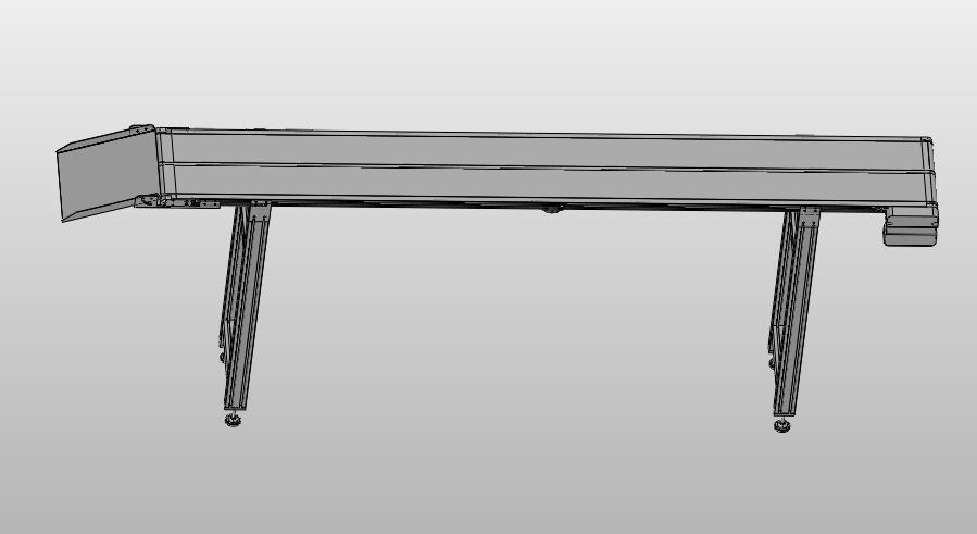 铝型材轻载皮带输送机