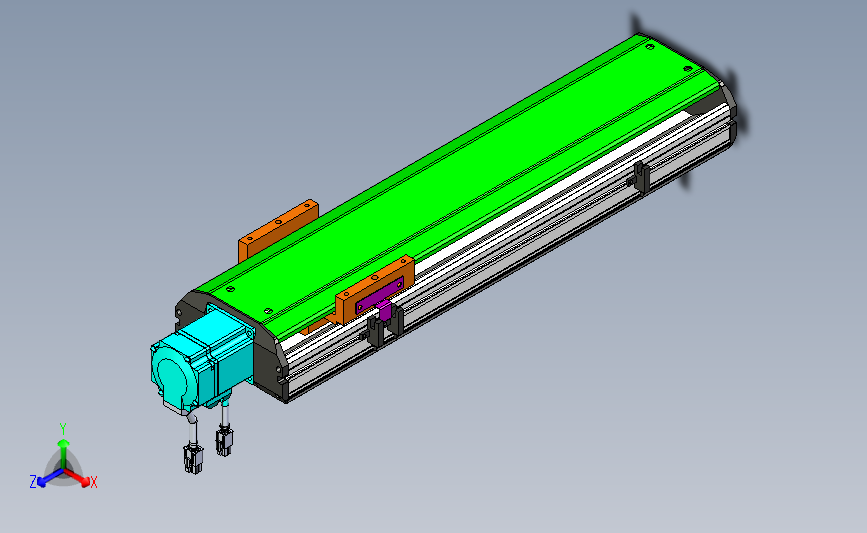 丝杆模组 负载70kg FHC135系列   半封闭模组 电缸 单轴机械手[FHC135S-350-PD-Y40-B3]