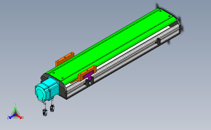 丝杆模组 负载70kg FHC135系列   半封闭模组 电缸 单轴机械手[FHC135S-400-PD-Y40-B3]