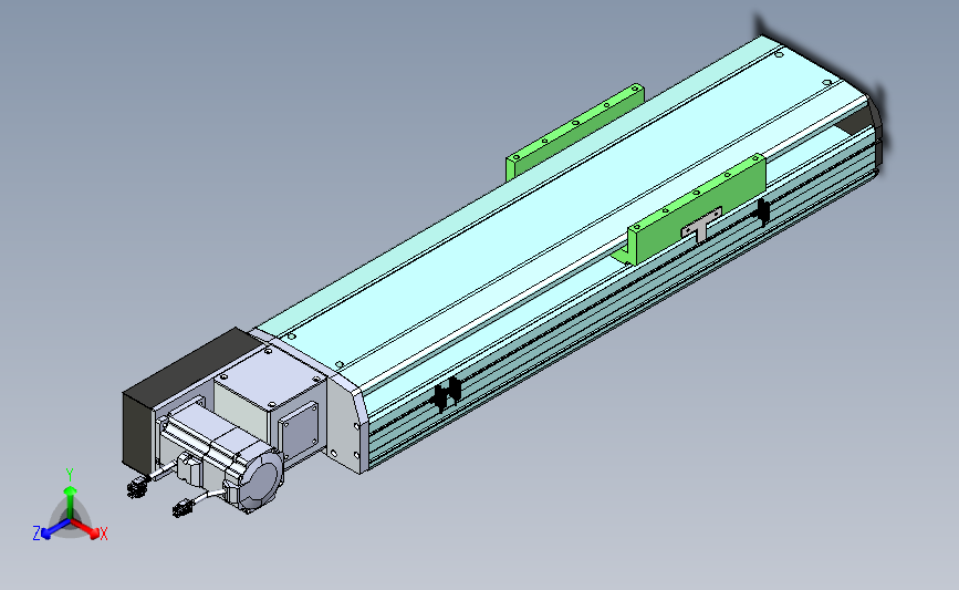 同步带模组 负载85kg FHB220 半封闭直线模组 电缸 滑台[FHB220-550-PL-P75]