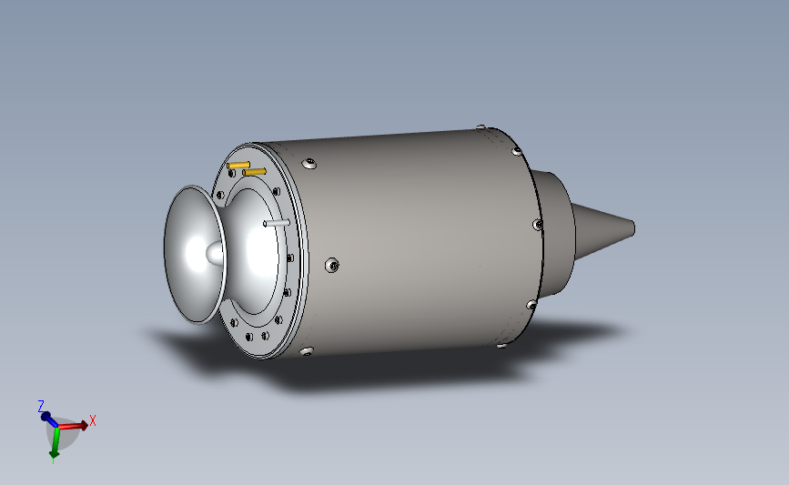 航模发动机KJ-66[CAD+catia+solidworks]