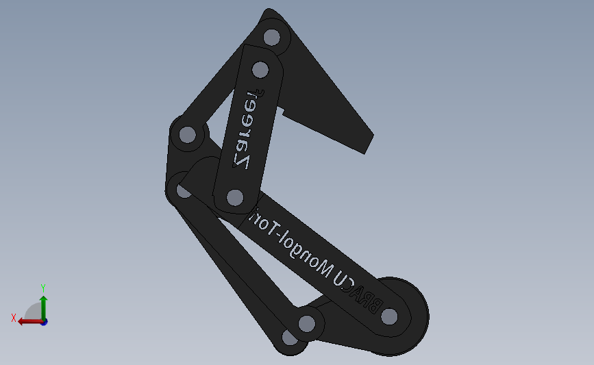 自适应机器人抓手手指 Solidworks 2018 模型图纸下载 懒石网