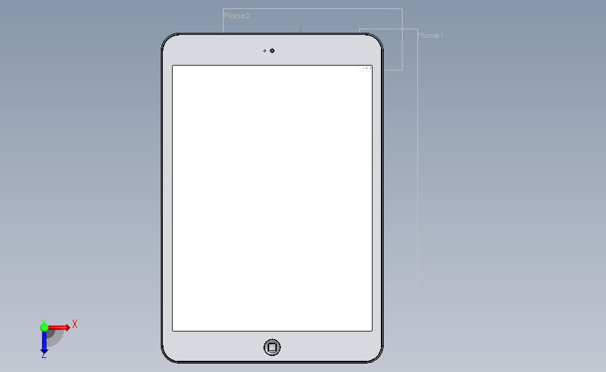 ipad mini 俯视图