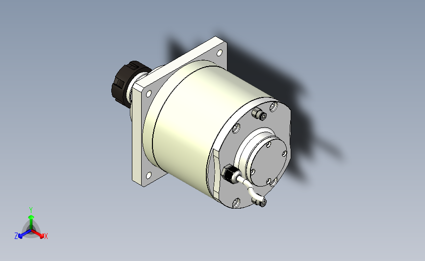 ES339-ER40木工高精雕铣系列手动换刀电主轴[ES339-18-9.6KW-TMP-ER40]