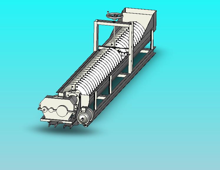 泥沙清洗的蛟龙螺旋洗砂机