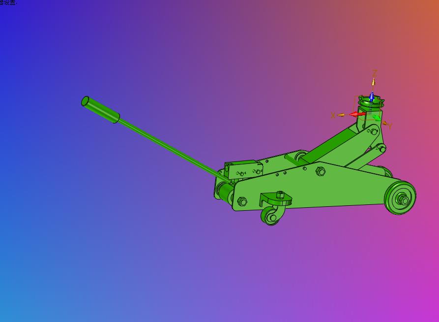 汽修换胎双泵车载卧式手动液压千斤顶