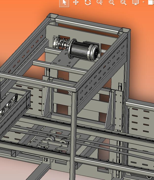 升降机设备带输送线横移移栽机