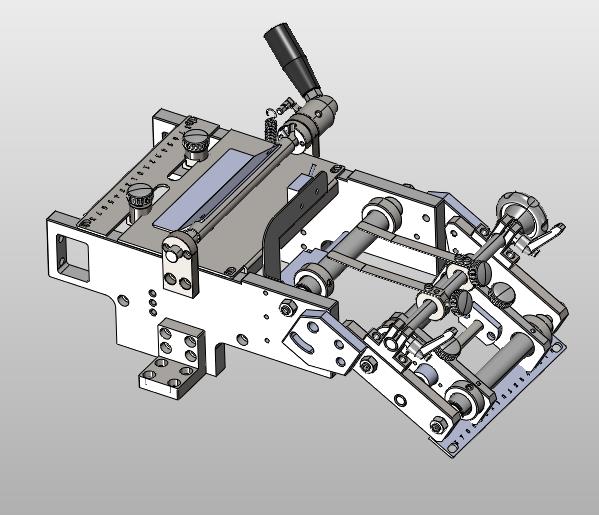 铜膜进料流通设备