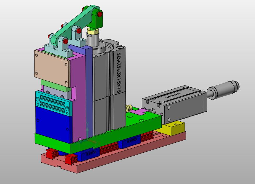 铜片冲切动力机构