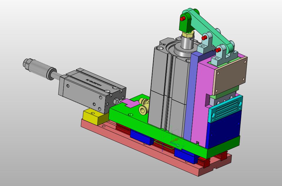 铜片冲切动力机构