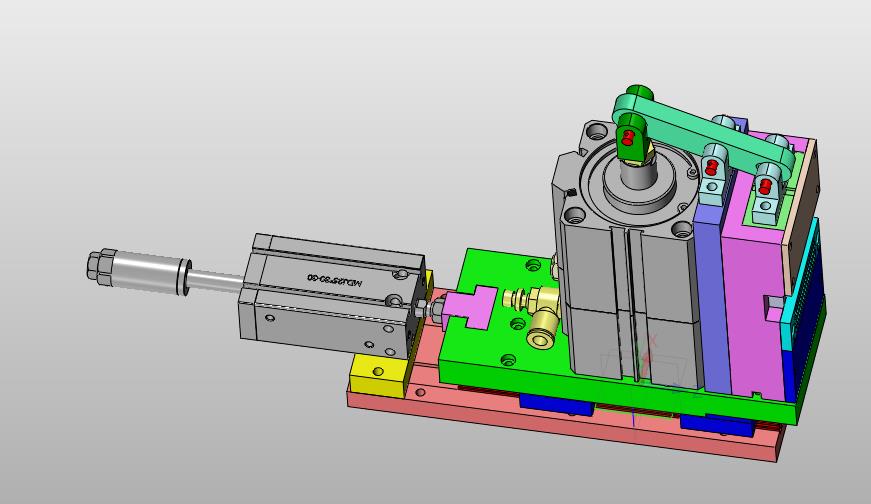 铜片冲切动力机构