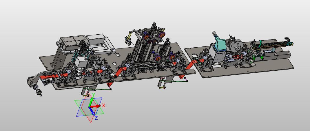 铜片天线自动产线