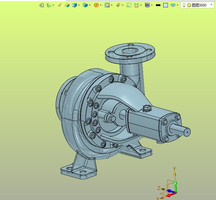 卧式is清水离心抽水机热水锅炉循环泵