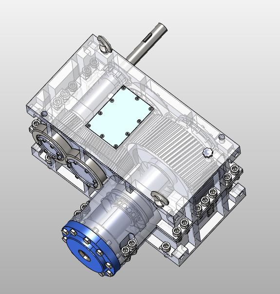 斜齿轮螺旋锥齿轮减速机